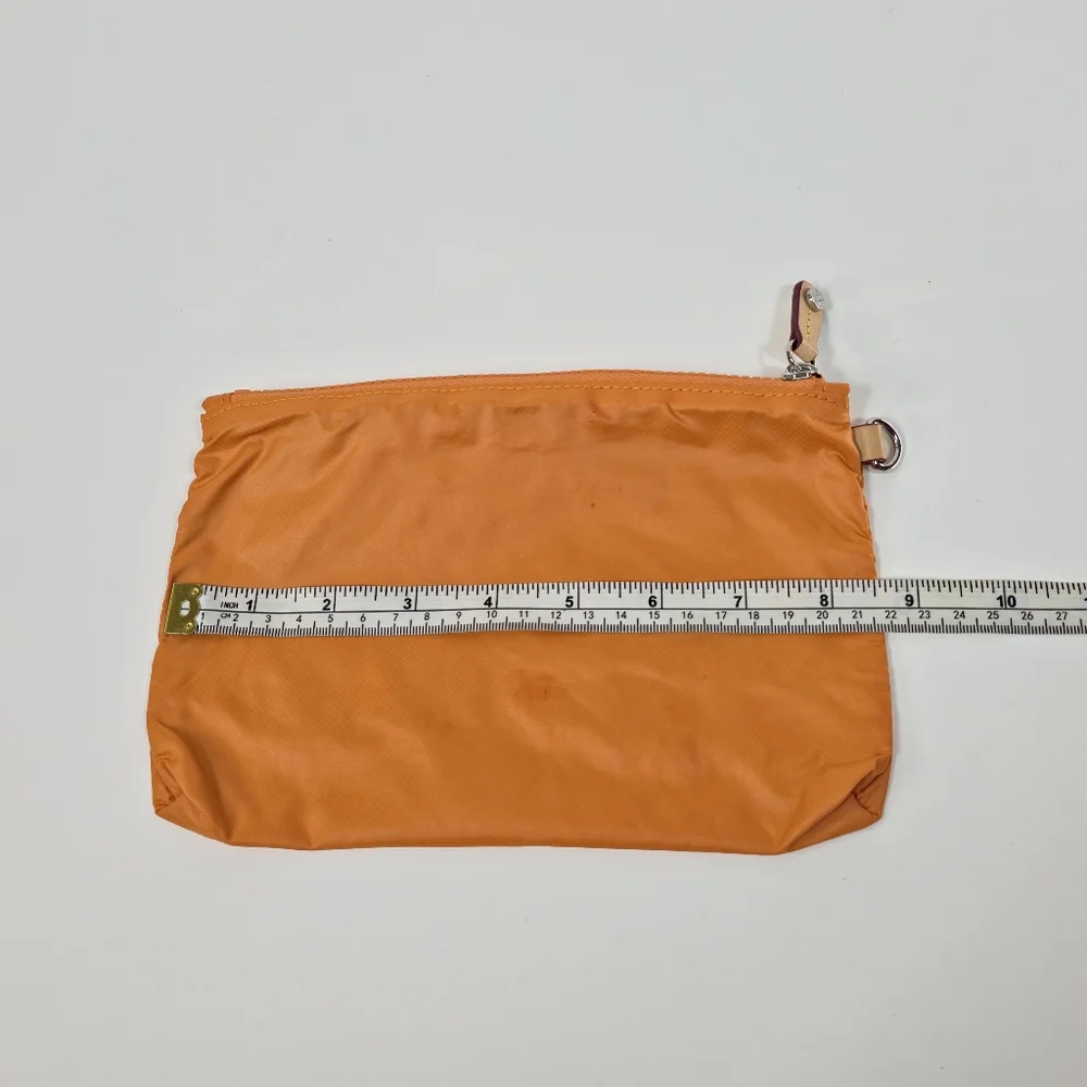 MZ Wallace Small Bag Insert Accessory Pouch Orange 8.5